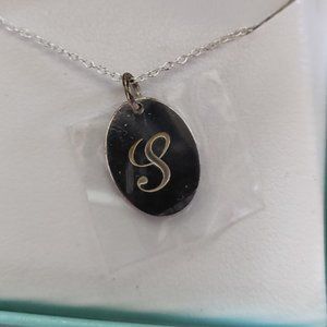 Sterling Silver 925 "S" Necklace